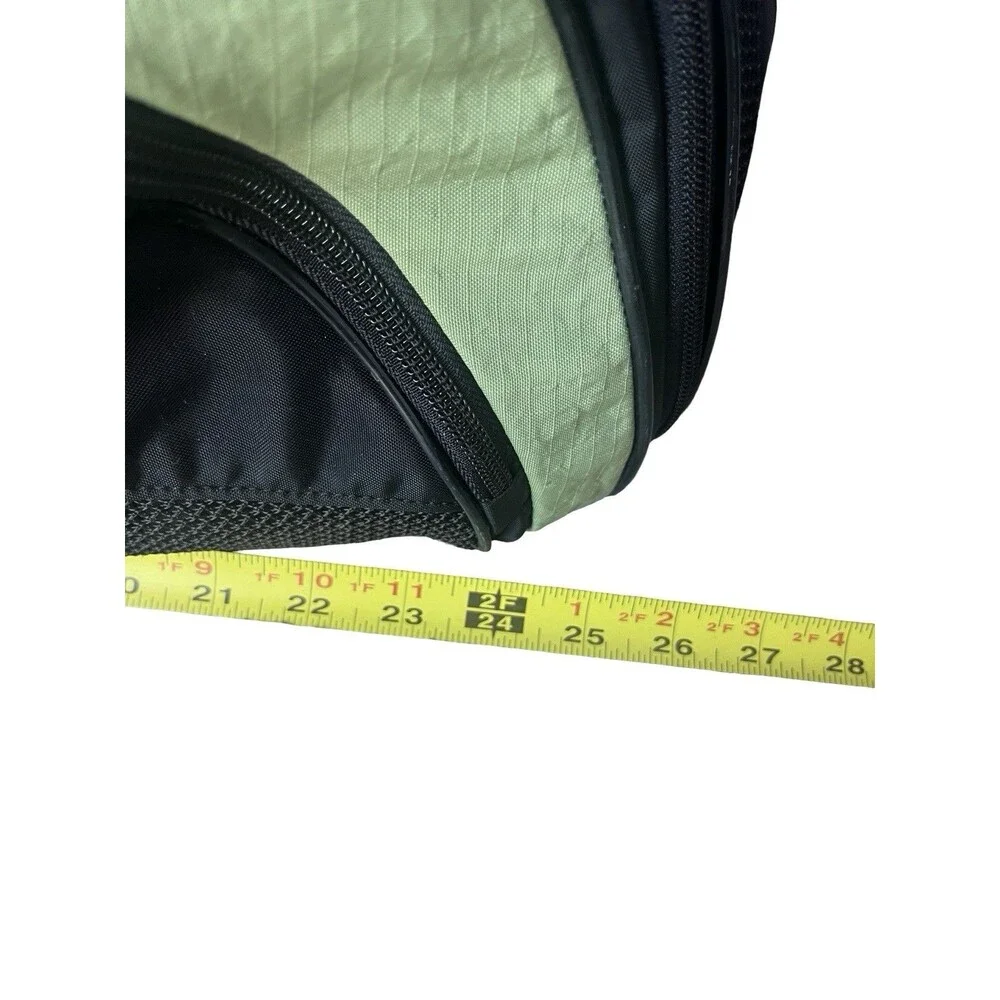 Nike Duffel Gym Bag Black Volt Green Sports Training Travel Shoulder Bag Medium